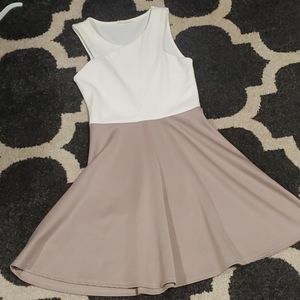 White/Tan Dress